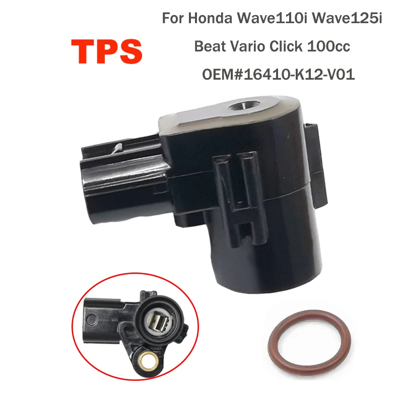 Para Honda Wave110i Wave125i Beat Vario Click 100cc 125cc16410-K12-V01 Sensor de posición del acelerador Wave 110I 125I cuerpo del acelerador TPS