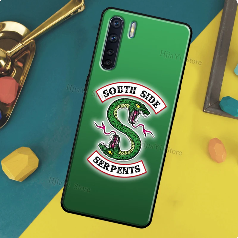 South Side Serpents Riverdale Case For OPPO A96 A76 A16 A94 A74 A54 A77 A17 A16 A52 A72 A91 A93 A5 A9 A31 A53 A57s Cover