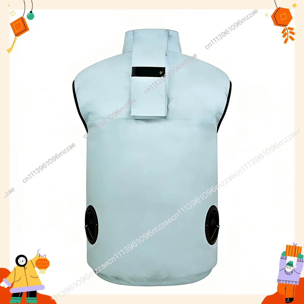 Cooling, Cooling, Air Conditioning, Summer Fan Clothes, Sleeveless Work Clothes, Vest, Short Sleeves for Men and Women