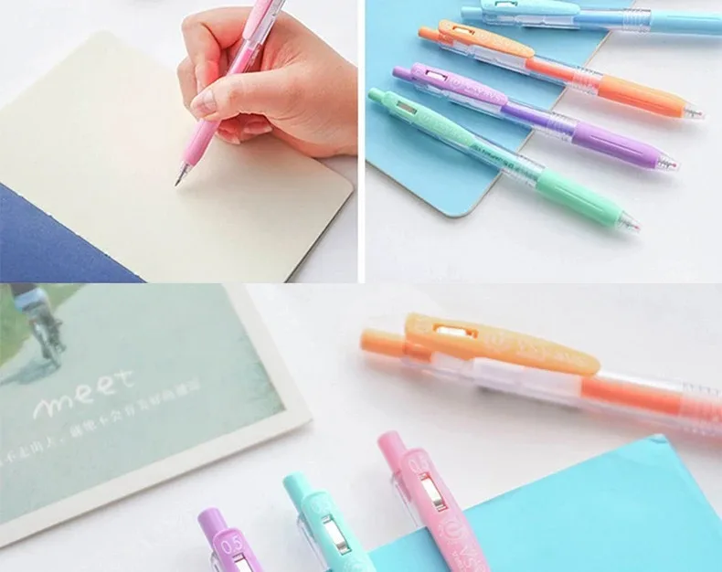 3/5/8 Farbe Zebra Gel Stift Set JJ15 Milch Farbe SARASA Student Writing Unterschrift 0,5mm Kawaii Japanisches Briefpapier zurück zur Schule – Detail 8