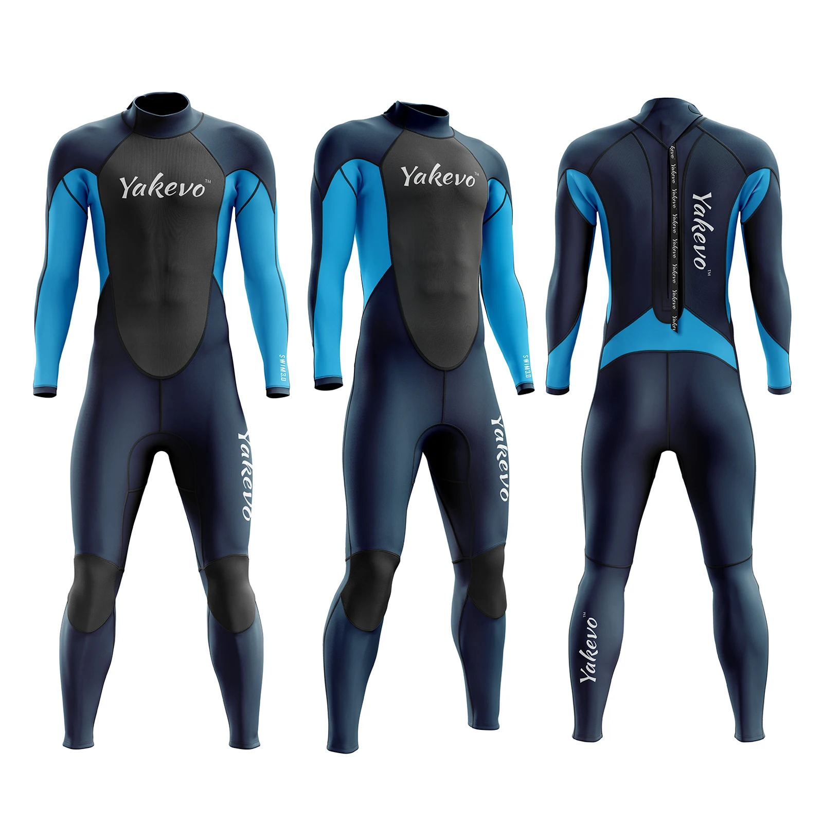 

STLF Factory Custom High Quality 3mm Neoprene Surfing Swimming Full Suit Back Zipper Keep Warm for Water Sports