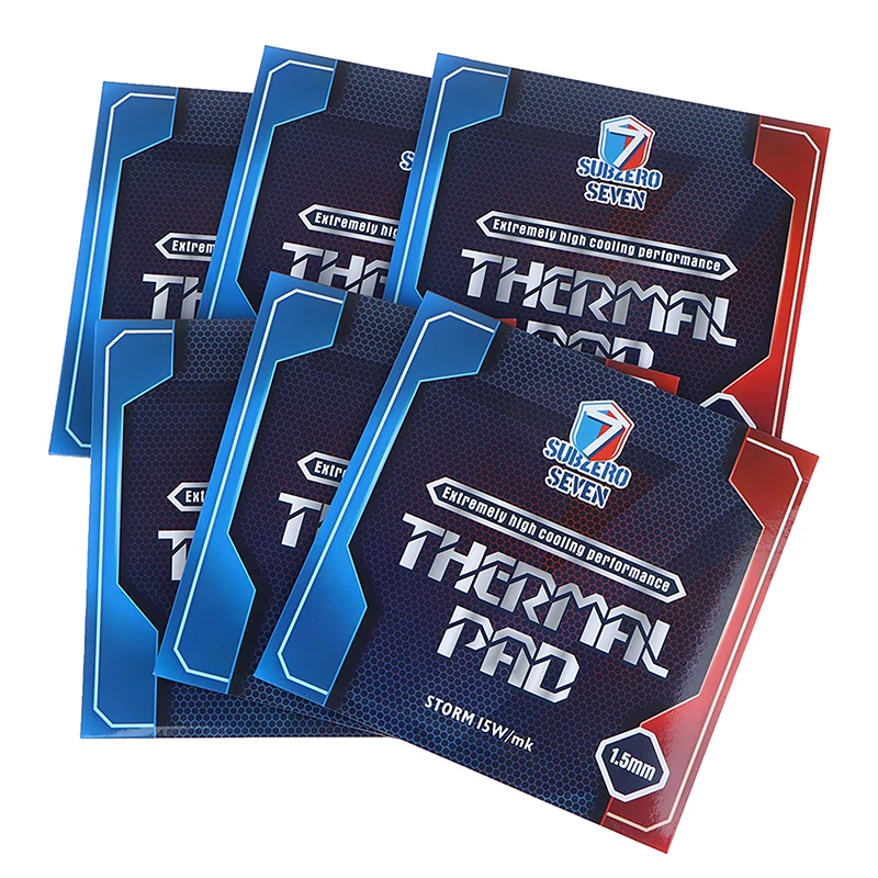 

SubZero Seven-Ultimate 15W/MK Thermal Pad CPU/GPU Graphics Motherboard Silicone Grease Pad Heat Dissipation Silicone Pad