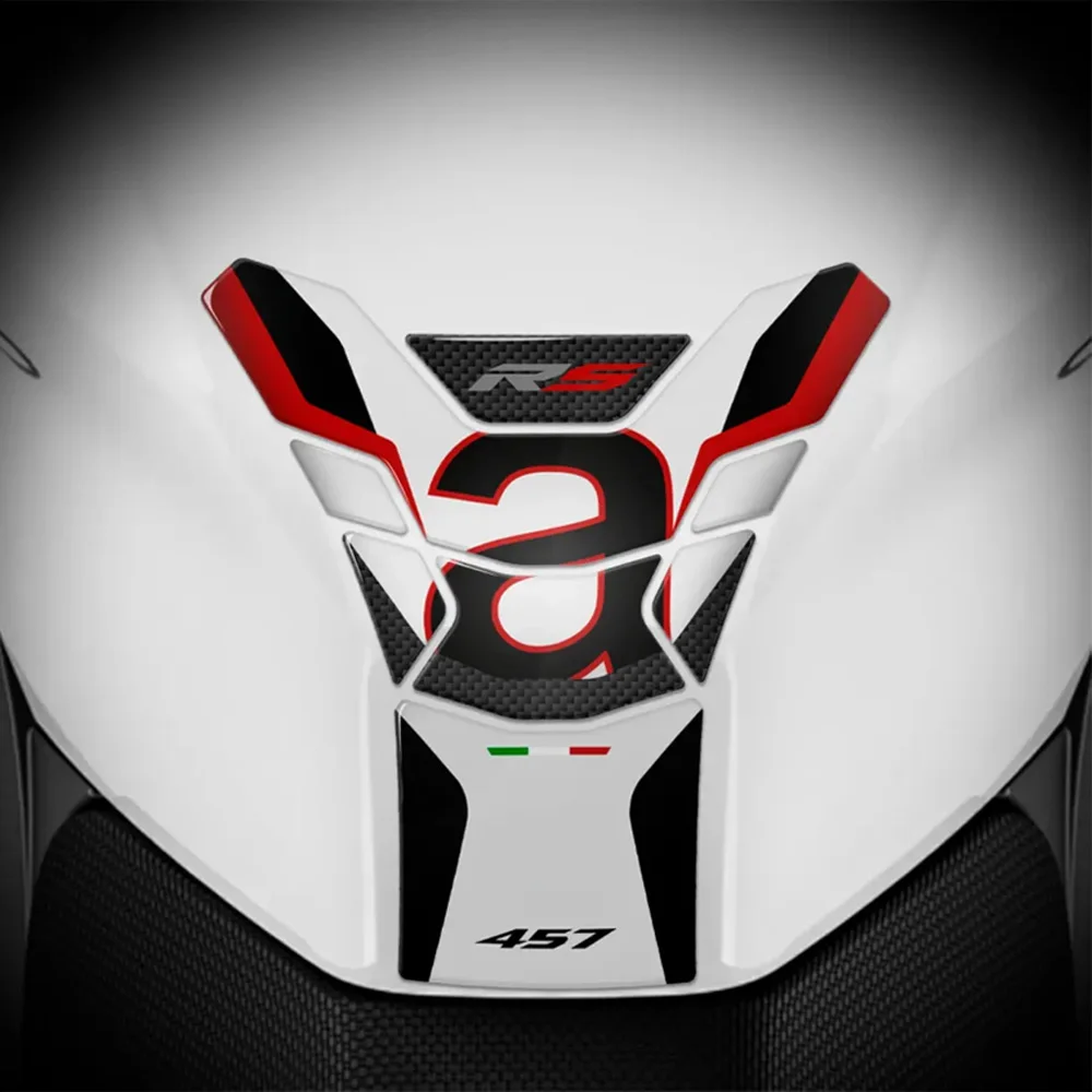 Tank Pad for Aprilia RS 457 2024 2025 Motorcycle Accessories 3D Resin Decal Kit