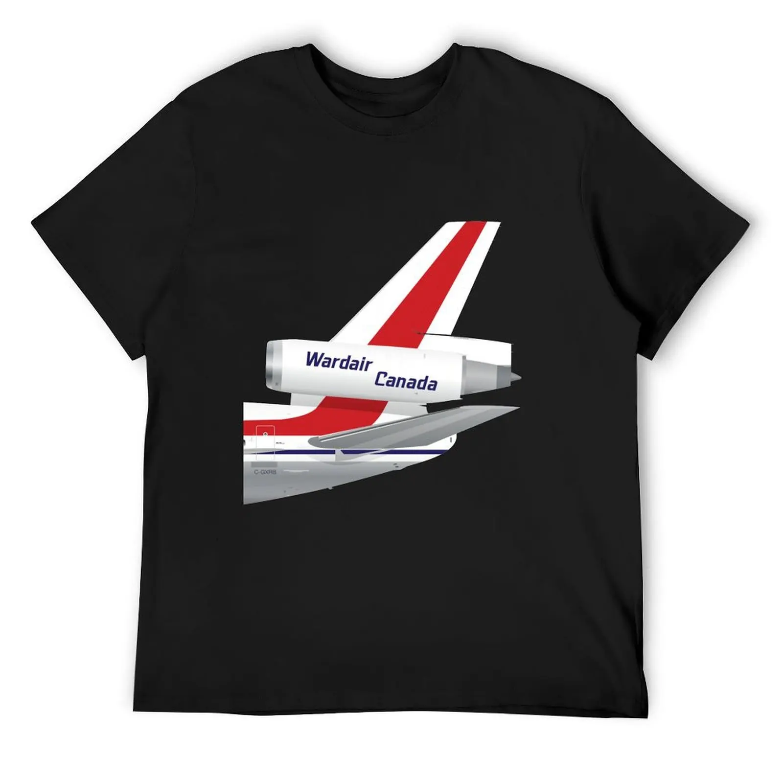 

Wings In Uniform - DC-10 - Wardair Canada T-Shirt blue archive blacks heavyweight t shirts for men