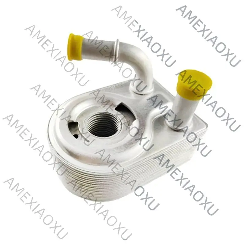 AMEXIAOXU Engine Oil Cooler For FORD B-MAX 1.4 C-MAX MK4 MK3 Mondeo FIESTA FOCUS GALAXY 7S7G6B856CA 7S7G6B856A4A Accessories Wit