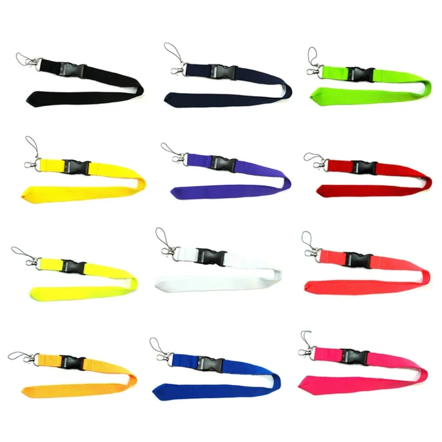 

300pcs Mobile Phone Neck Lanyards Strap for Camera ID Card Key Chain USB Badge Holder DIY Lariat Lanyard Hang Rope