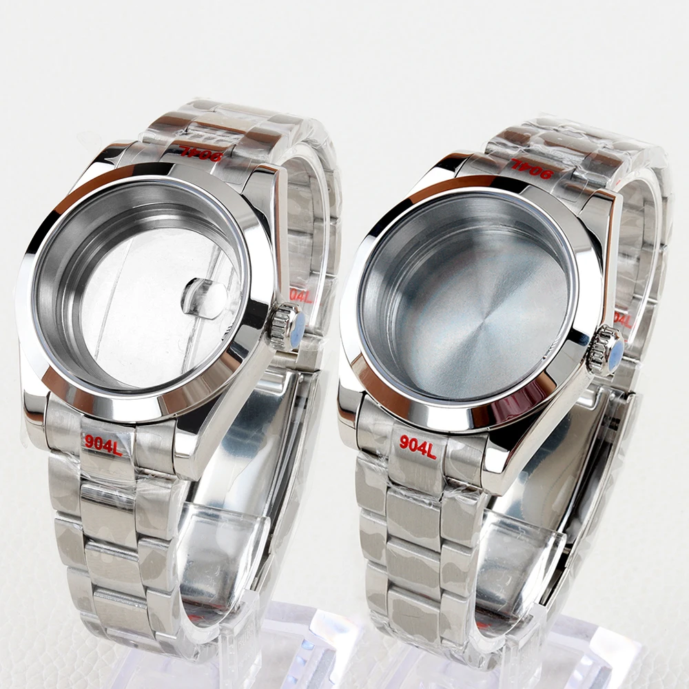 

36/39mm NH35 Watch Case 20mm 316L Stainless Steel Oyster/Jubilee/Presidential Strap for Datejust 28.5mm Dial NH35 NH36 Movement