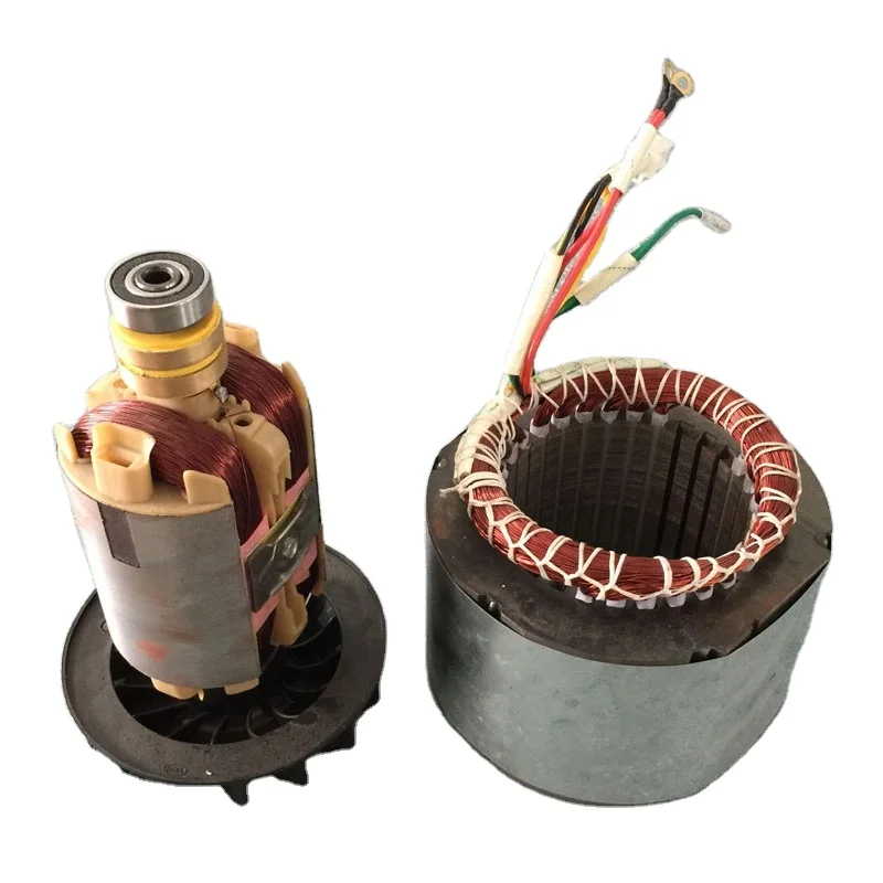 Gasoline Generator Alternator 380V Three Phase 100% Copper Wire Petrol 5kw Generator Rotor and Stator