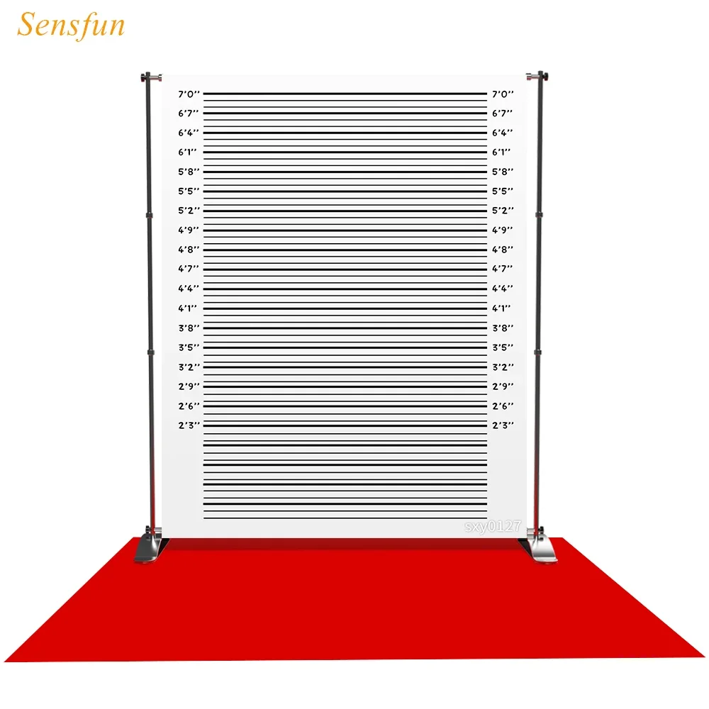 

LEVOO photography backdrop Height line measurement prison interesting backdrop photocall photobooth studio shoot fabric