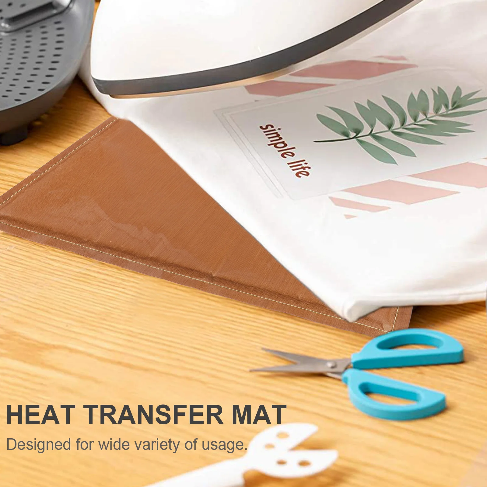 

Press Non Stick Ironing For Vinyl Transfer Reusable Heat Transfer Mat Craft Supplies Heat Insulation Mat For T-Shirts