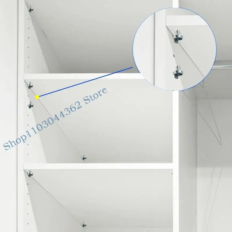 100 قطعة من سبائك الزنك رف الكتب أوتاد الرف دعم دبوس خزانة الجرف أوتاد خزانة الكتب دبوس للخزانات وخزائن الملابس ومنضدة