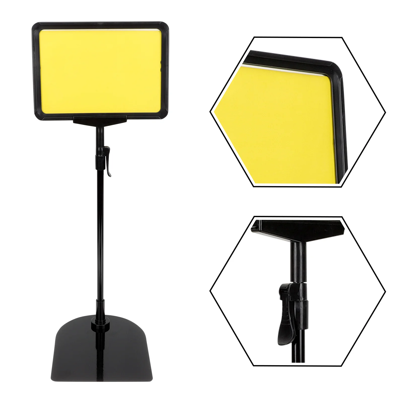 

Professional Sign Stand Multi-Function Convenient Poster Stand Adjustable Height Supermarket Accessory Wear-Resistant