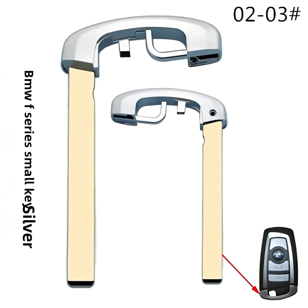 Chave inteligente fob chave sem cortes em branco para bmw 3 5 6 7 séries i8 i3 x7 g/u plataforma chave de emergência inteligente