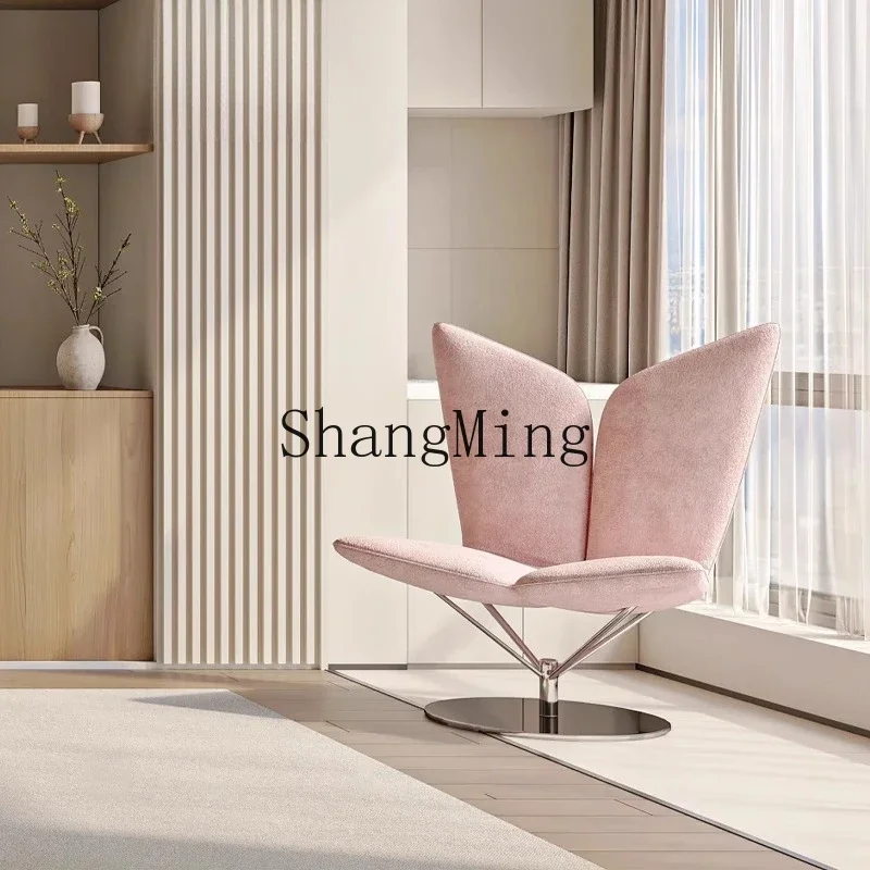 LXY creative special-shaped casual fabric sofa chair model house villa living room back chair