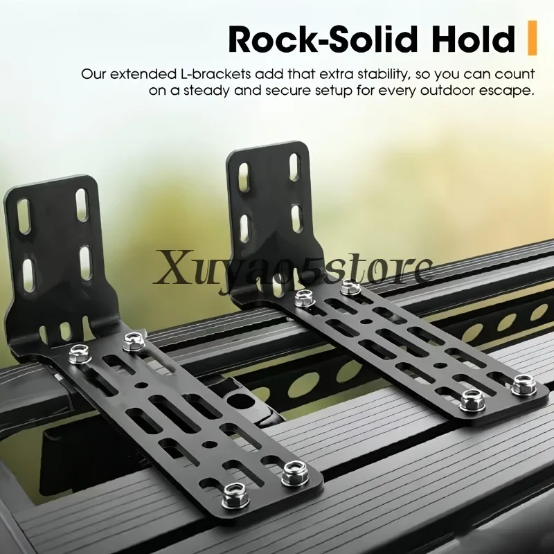 Car Side Tent Side Tent Universal Mounting Bracket Car Awning Cross Bar Roof Basket Fixed Heavy Duty Rack