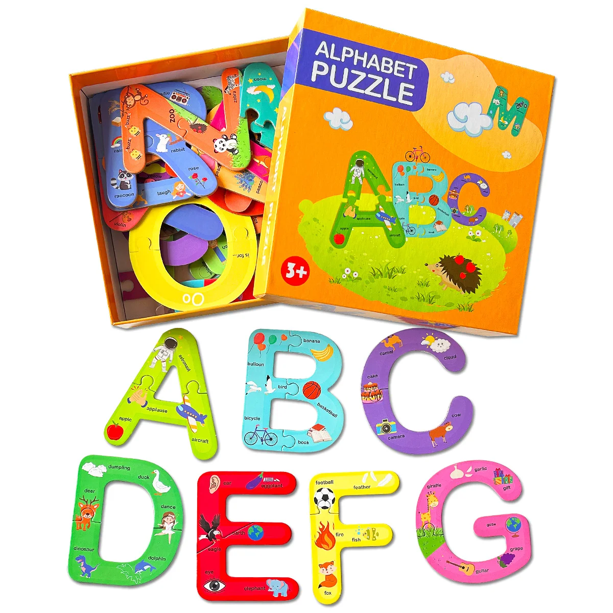 Advanced jigsaw puzzles for 3+ Kids , suitable for boys, girls early childhood education learning and parent-child activity