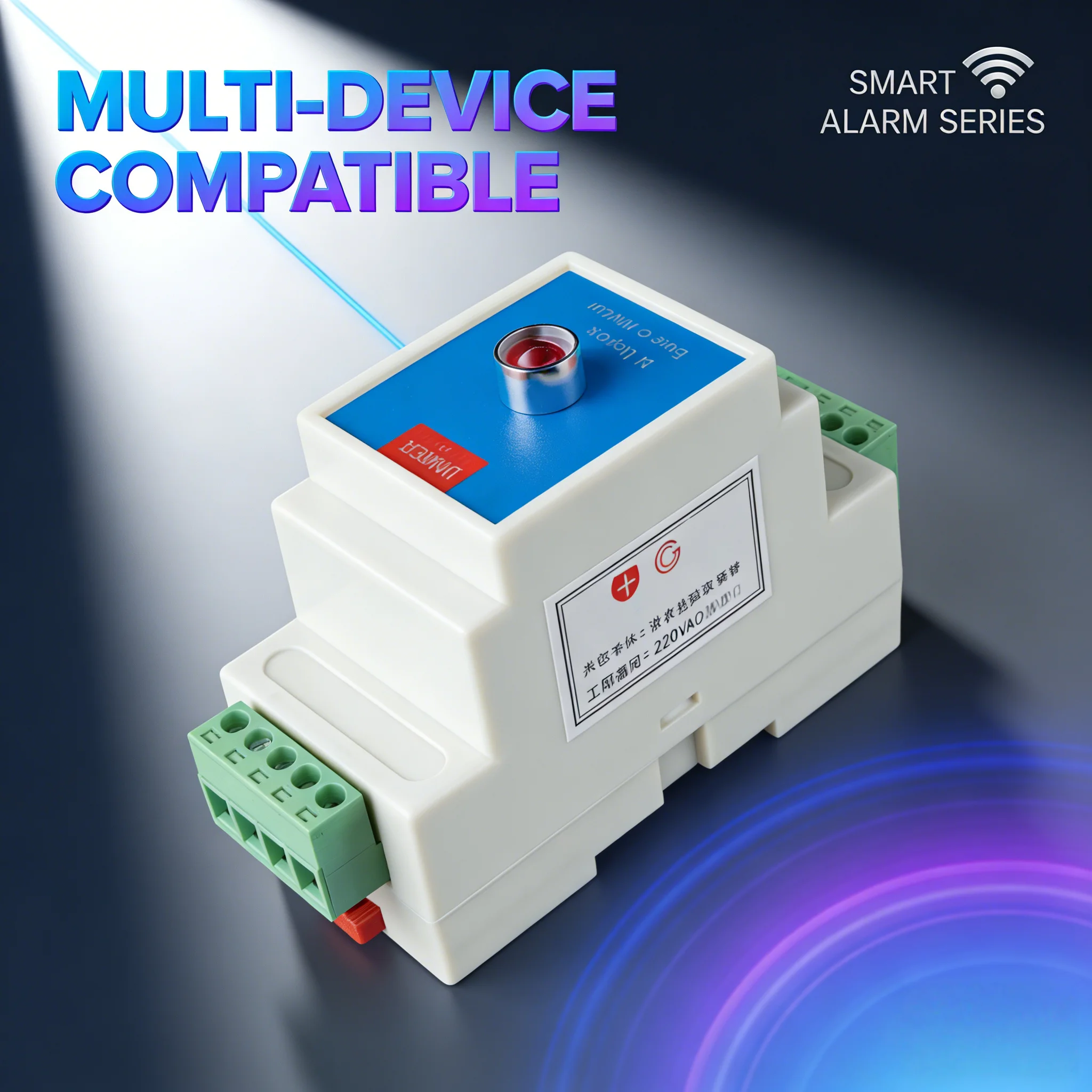 380V AC Power Failure Alarm 3-Phase Loss Detection Instant Relay Output NO/NC Fast Response for Factory Construction Projects