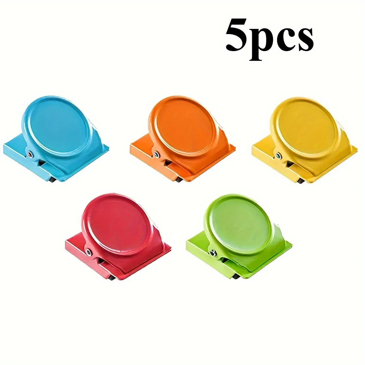 

Магнитные зажимы для офиса и холодильника, красочный универсальный органайзер для документов, подходит для дома и кухни, идеальный рождественский подарок