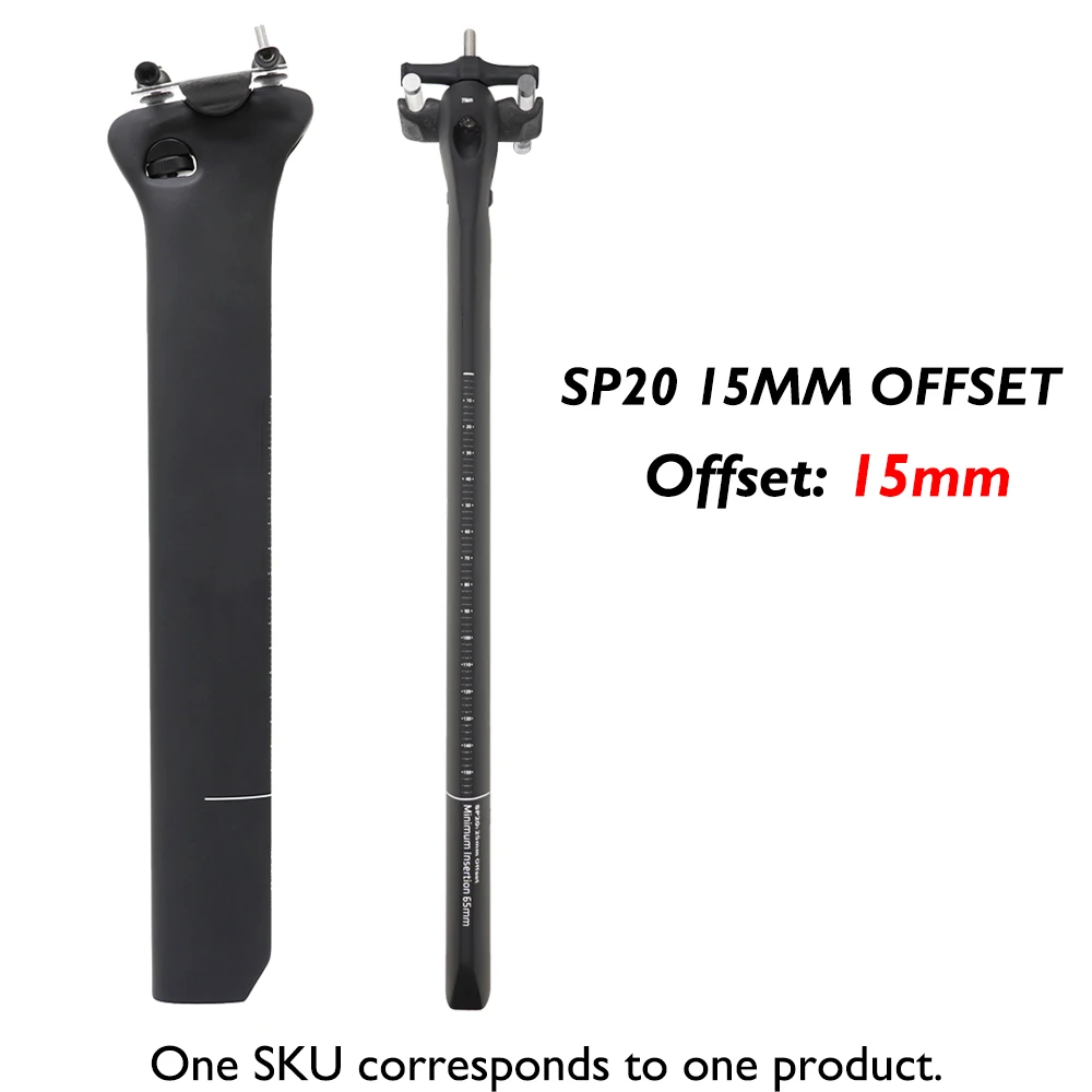 0/15/25mm Offset SP20 Carbon Seat Tube Fit S2 S3 S5 7×7/9mm Rails