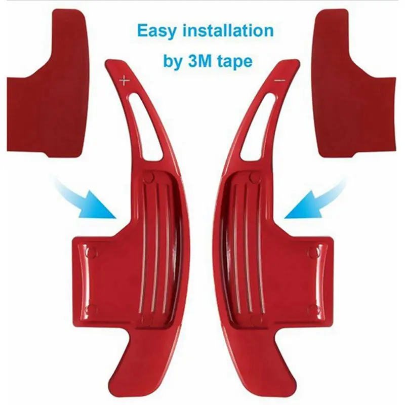 Exclusive 2Pcs Car Steering Wheel Shift Paddle Shifter Gear Extension For Ford Mustang 2015 2016 2017 2018 2019 2020 - view 2