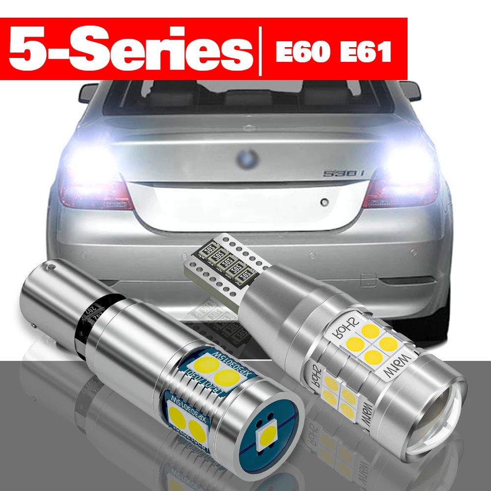 

For BMW 5 Series E60 E61 2002-2010 2pcs LED Reverse Light Backup Lamp Accessories 2003 2004 2005 2006 2007 2008 2009