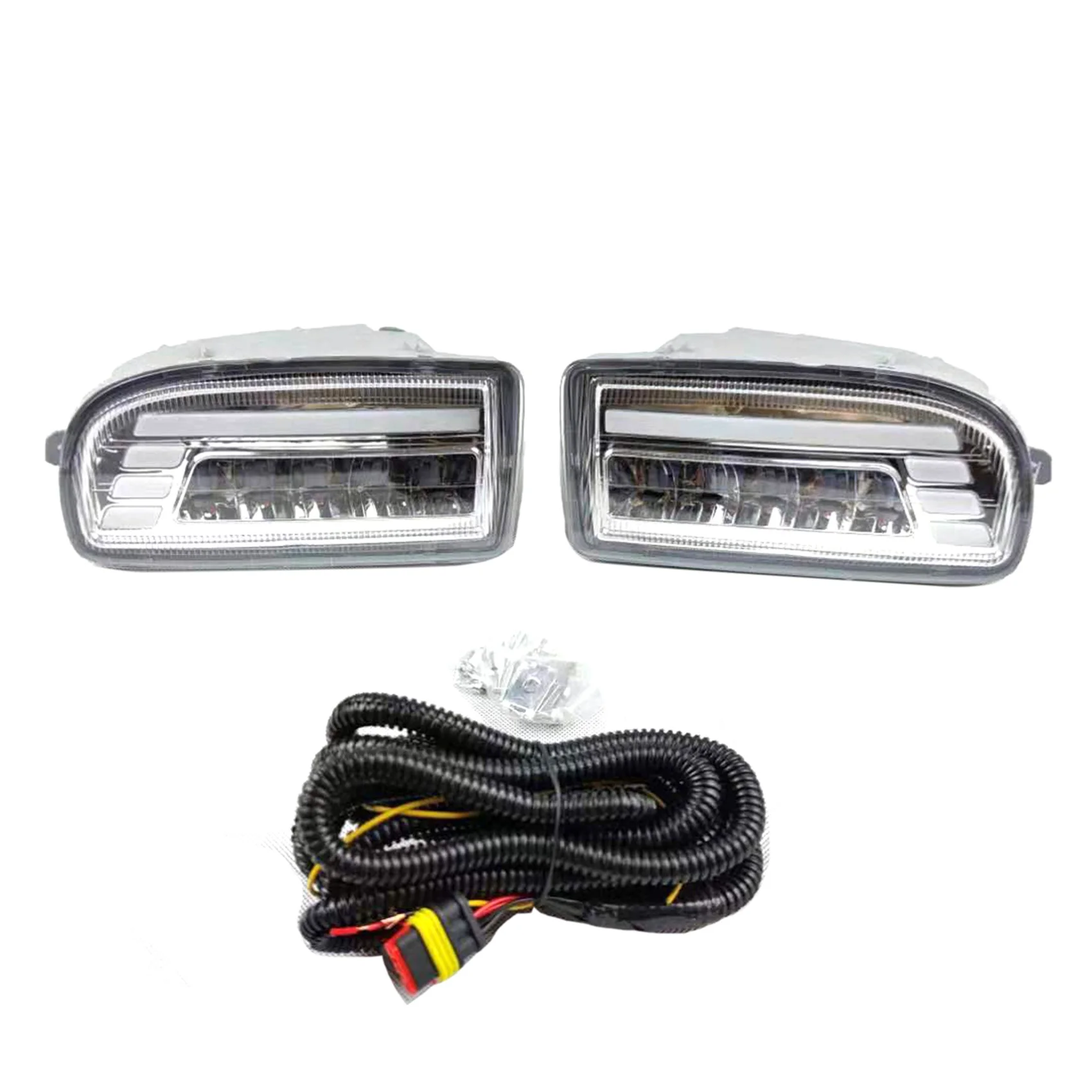 

Car LED Daytime Running Light for Toyota Land Cruiser LC100 FJ100 Car Accessories 12V DRL Fog Lamp Decoration