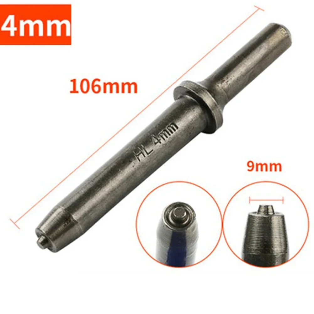 1pc Martello per rivetti ad aria Strumento Rivettatrici a mano Ristrutturazione Team 2/3/4/5/8mm Martello pneumatico semi-cavo Utensili ad aria per impatto Pistole per rivetti ad aria