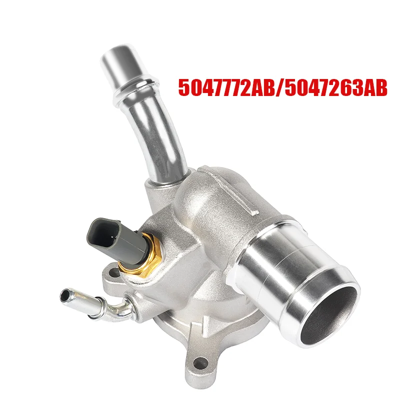 

5047263AB Thermostat Housing Assembly for Chrysler 200/Fiat 500X /Jeep Cherokee/Dodge Dart 2.4L 2016-2017 CHA/FB/001A W/Sensor