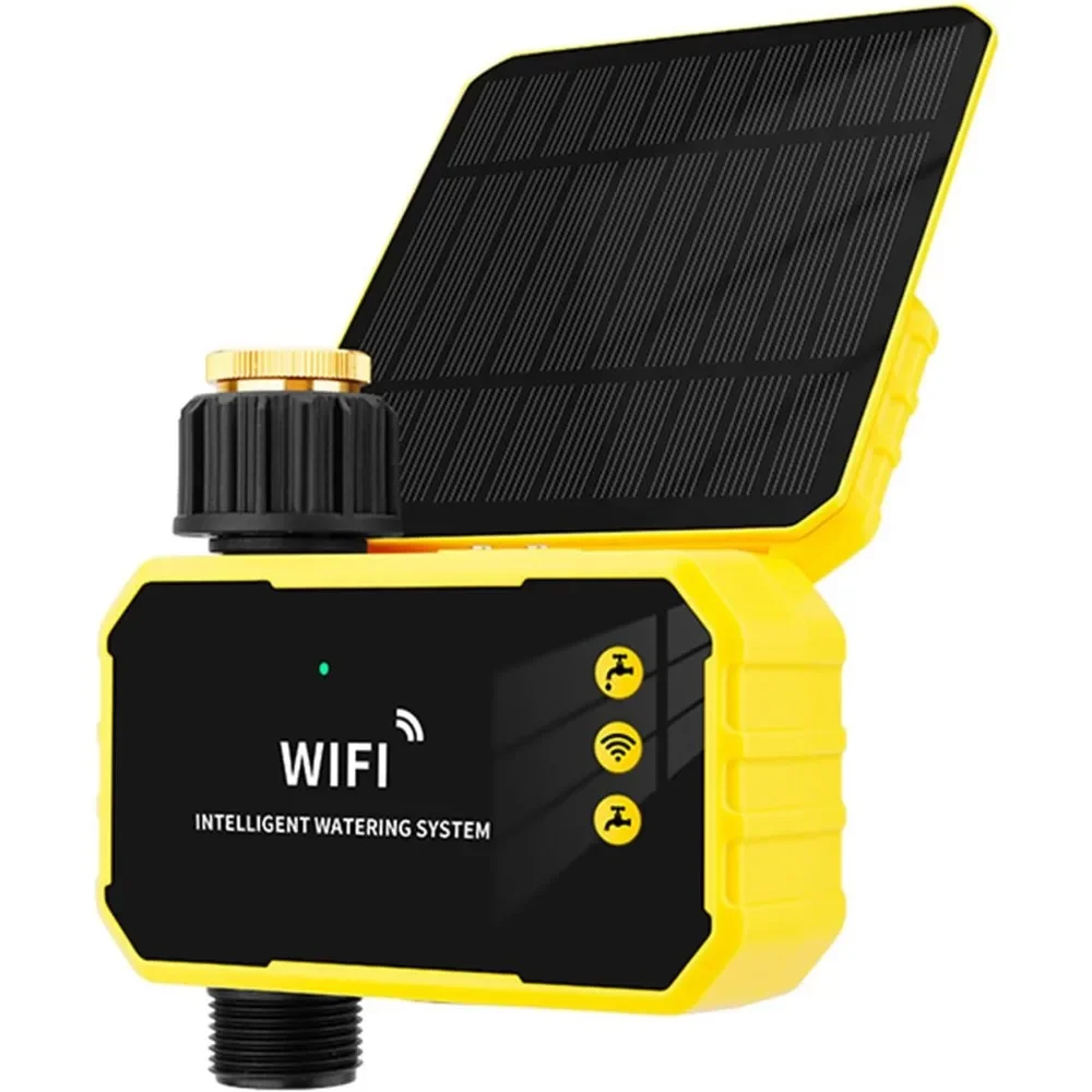 

Control Solar Drip Irrigation Pump, Smart Automatic Watering System, Solar Panel Angle Adjustable, Set Watering Time and Duratio