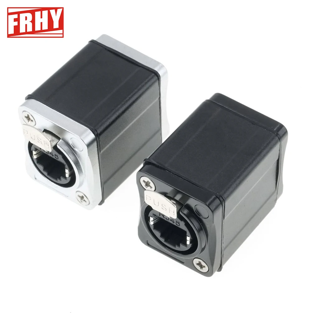 1PCS RJ45 Feedthrough Coupler, CAT6 STP Shielded Female Straight Coupler Converter Ethernet Extension Adapter for Network Cables