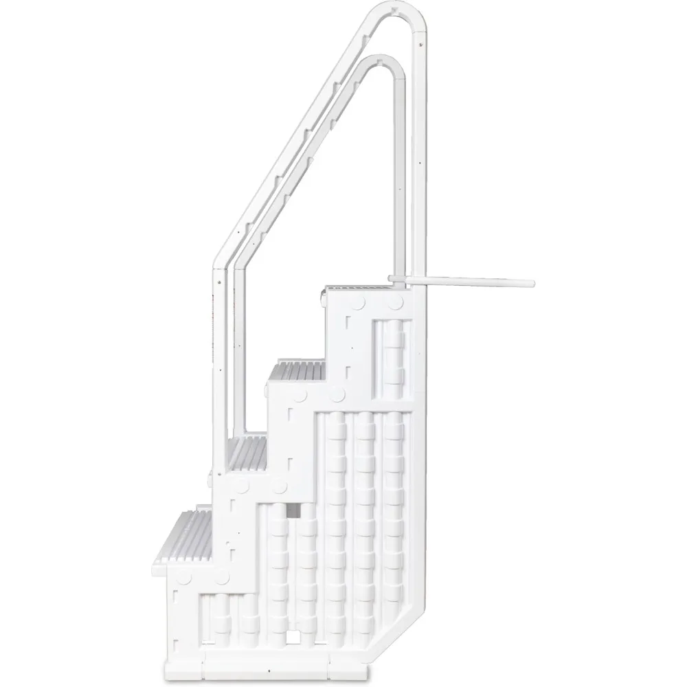 Escada fácil para piscina para piscinas acima do solo