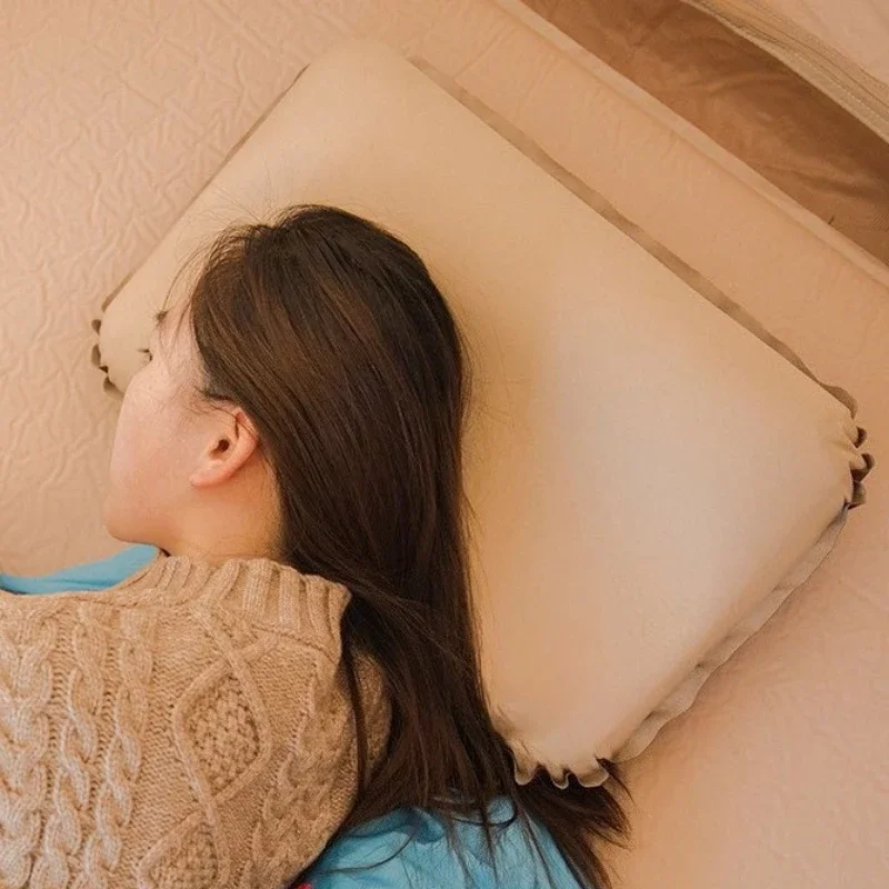 

Самонадувающаяся подушка для кемпинга - дорожная подушка из пены с эффектом памяти, портативный дизайн, не требует насоса для комфортного сна на природе (Chee