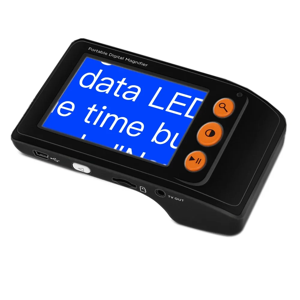 

Portable Digital Magnifier Reading Aid 3.5 Inch LCD Screen for Low Vision 2x-25x Zoom Foldable video electronic magnifier