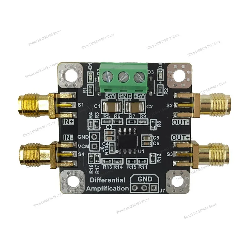 For AD8132 Differential Amplifier Module, Single Ended To Differential Signal Amplifier, High Speed ADC Front-End Driver