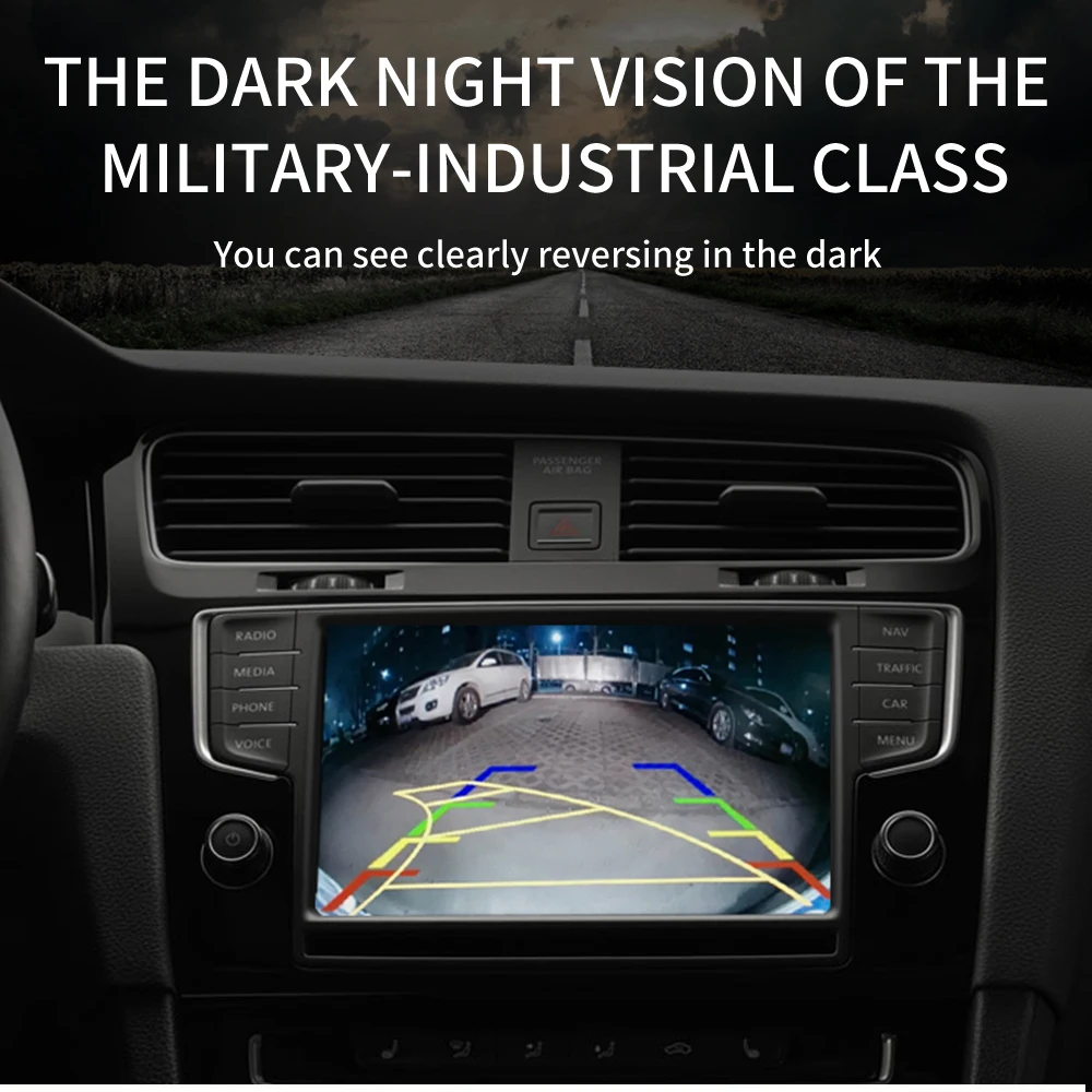 IR Car Rear View Camera Wide Angle Reverse Parking Waterproof CCD LED Auto Backup Monitor Universal for BMW New HD Night Vision