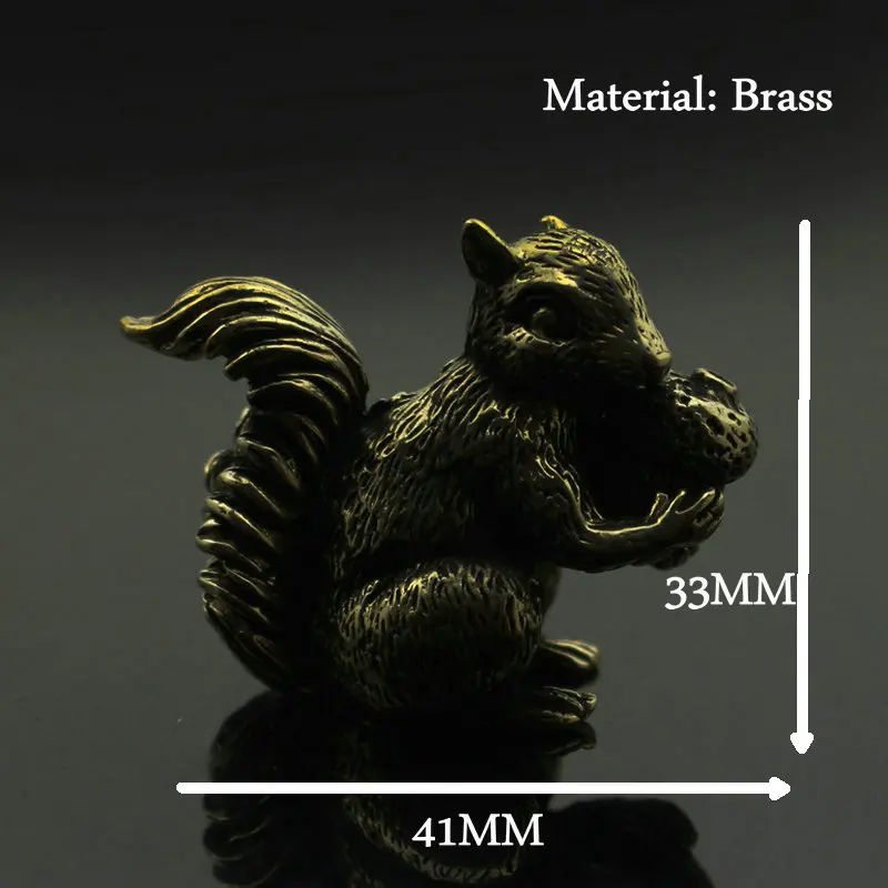 Squirrel incense Insert home decor Brass vintage do old tabletop decor brass jewelry accessories