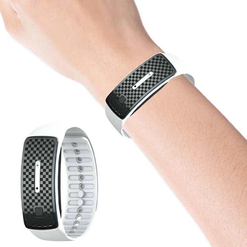 Ultrasonic Anti-Mosquito Bite Wristband For Children And Adults Waterproof And Rechargeable Easy Install Easy To Use