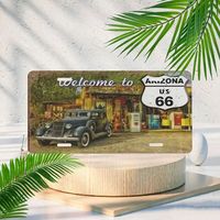 Vintage printed with“Welcome to Arizona US 66\