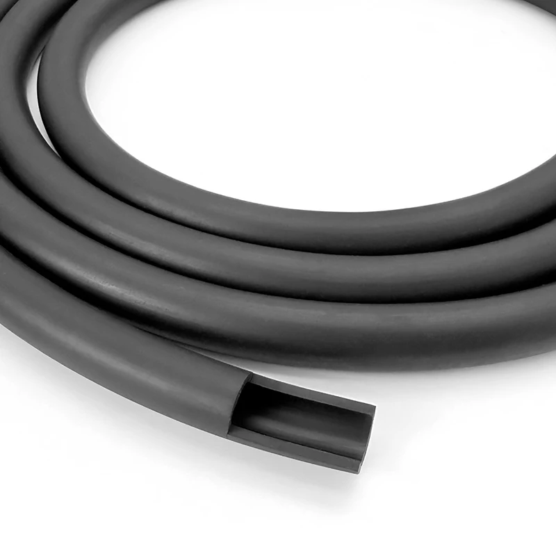 Black FKM Fluororubber Soft Tube Corrosion Resistant Fuel Hose Petrol Diesel Oil Delivery Pipe ID 2/4/6/8/10/12/14/16/18mm
