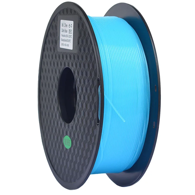 Luminous PLA 3D Printer Filament, 1.75mm 1KG Eco‑Friendly Degradable Printing Consumable