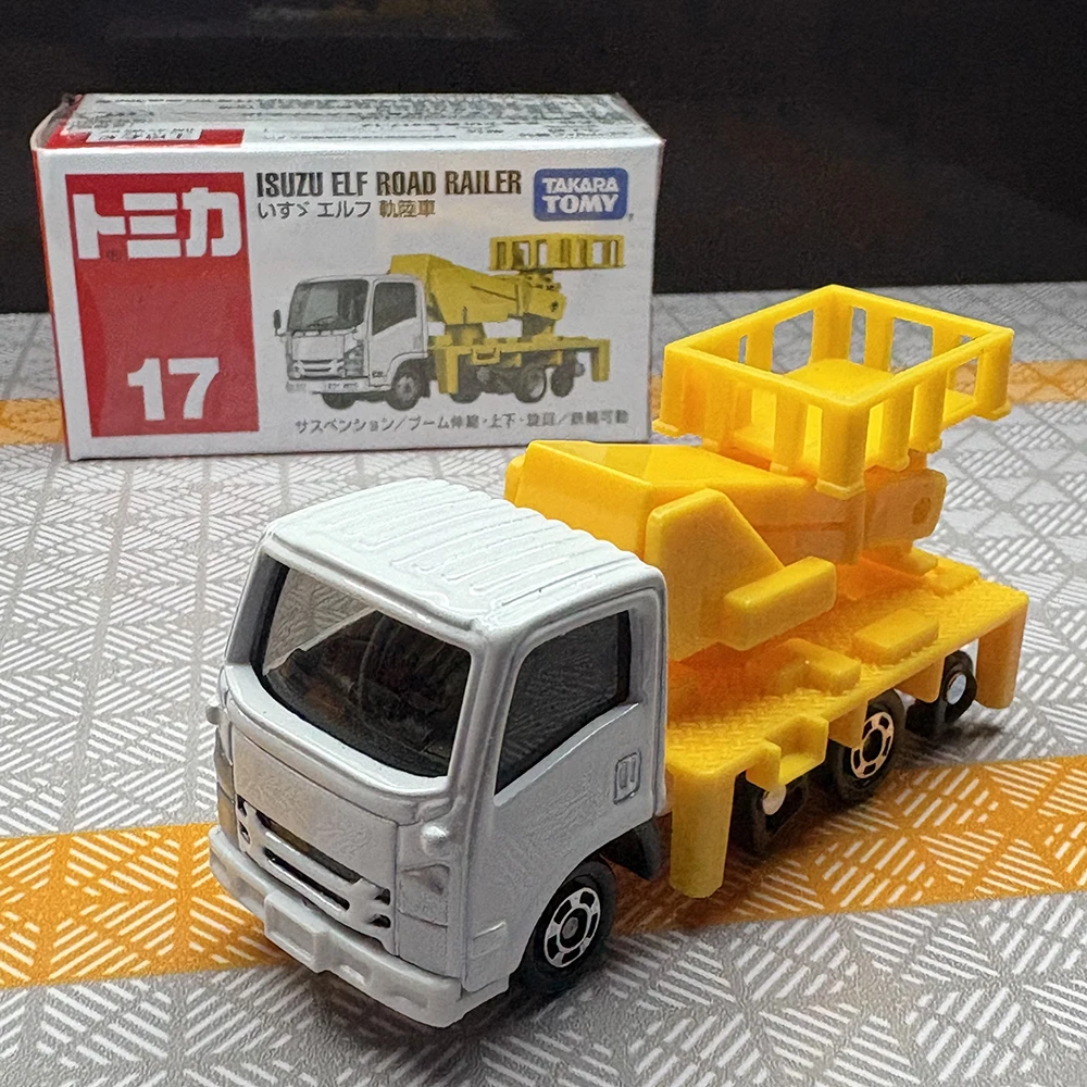 Takara Tomy Tomica No.17 Isuzu Elf Track Auto Casting Lega Statica Auto Veicolo Pressofuso Modalità Metallo Collezione Display Ragazzo Giocattolo Regalo