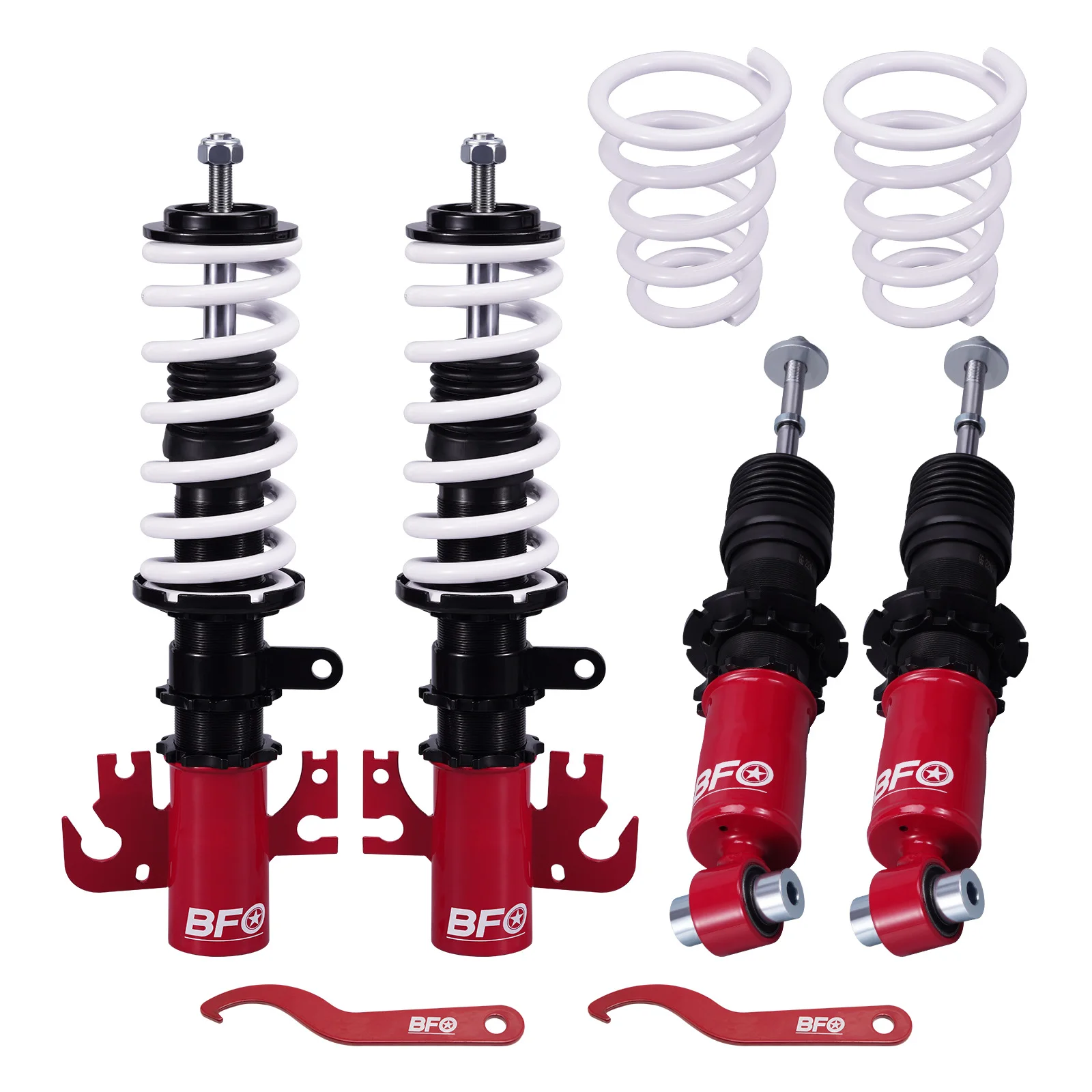 Coilover Suspension Kit For Holden Commodore VE Sedan Wagon Ute 06-13 Twin Tube Height Adjustment Coilover