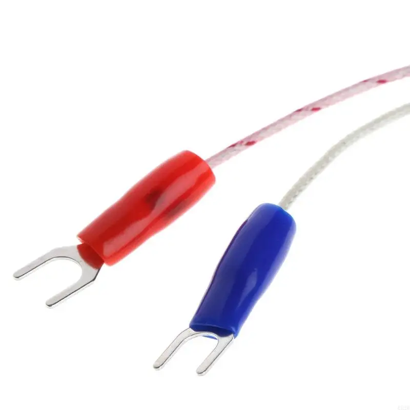 

652F K-type Thermocouple Probe Mounted in Ovens Kilns Furnaces 5mm x 50mm 2Wire M8 Thread with 1M/3.3Ft Wire Durable