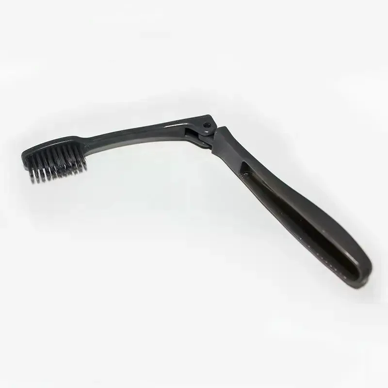 

Минималистичная складная зубная щетка с мягкой щетиной из бамбукового угля, индивидуально упакованная