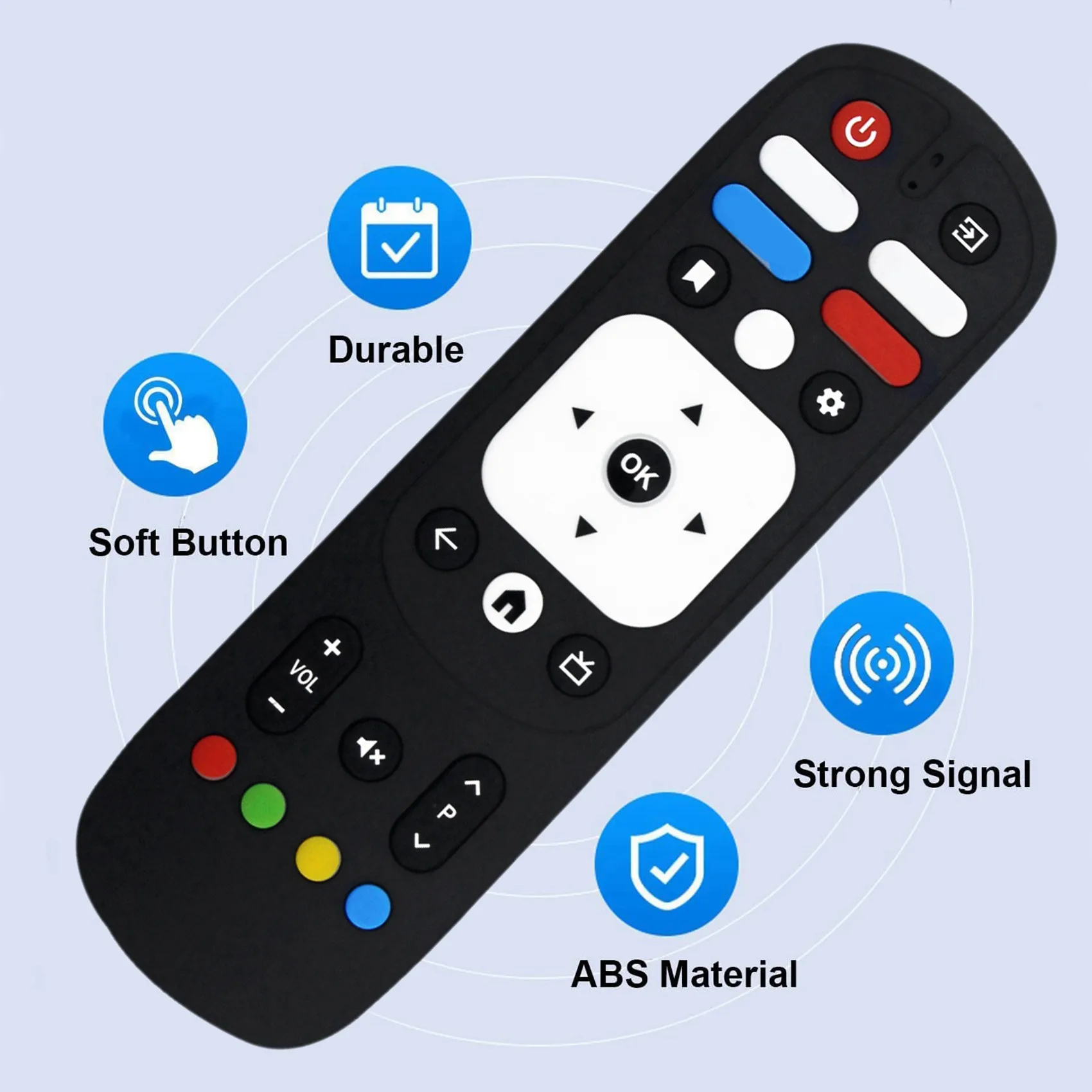 2025 New-3X Replace RM-C3287 Voice Remote Control For JVC RM-C3570 For KENWOOD For Motorola Smart TV Remote Control