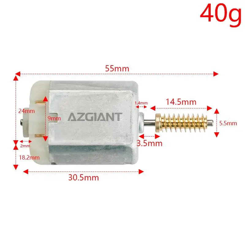 AZGIANT 12V Car Side Mirror Folding Motor Electric Fold FC-280 for BMW M5 E60 E61 6 Series E63 E64 Car Accessories