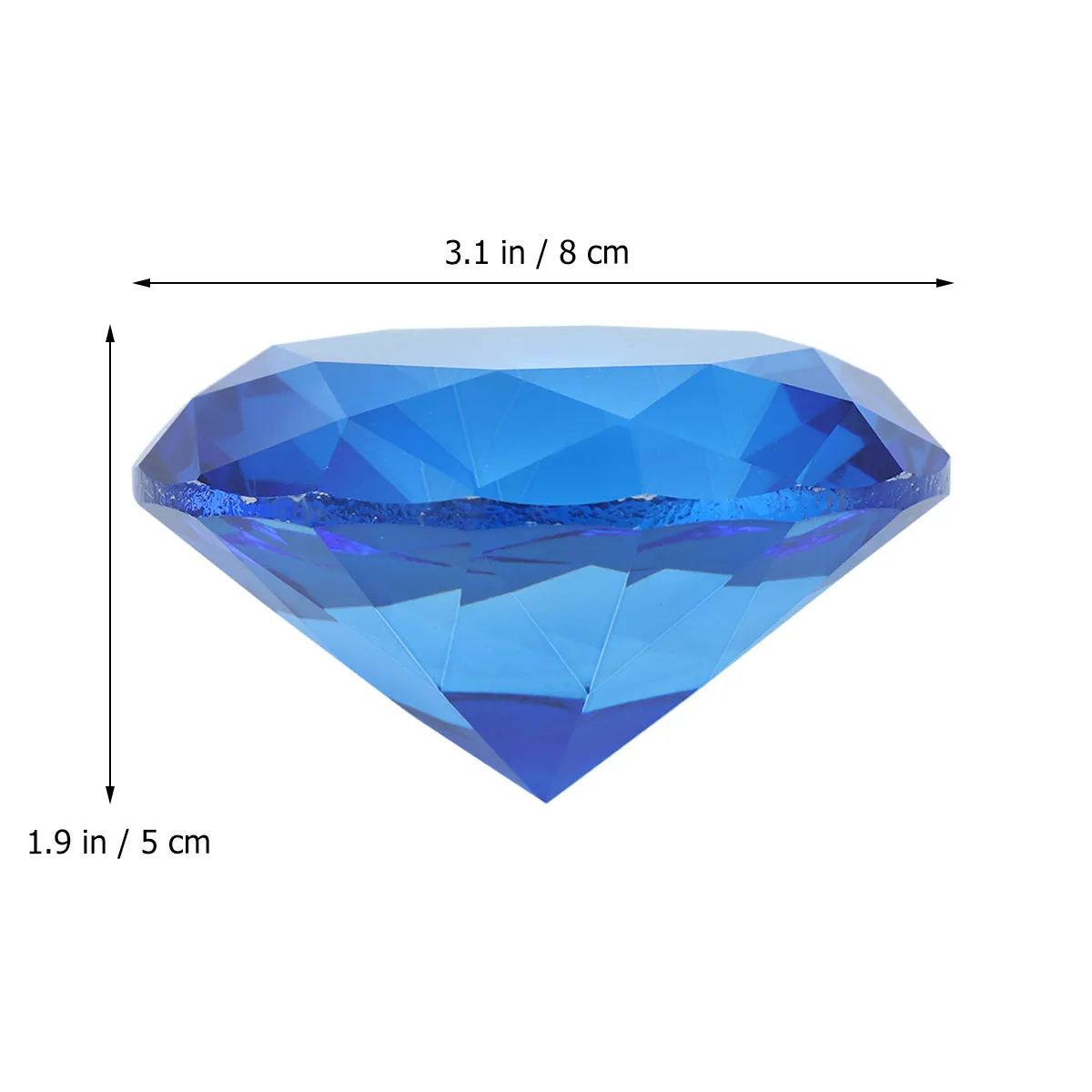 Artificial Crystal Diamonds Decorative Diamond Ornament Transparent 60Mm Ideal Wedding Bridal Shower Home Birthday Party Decor