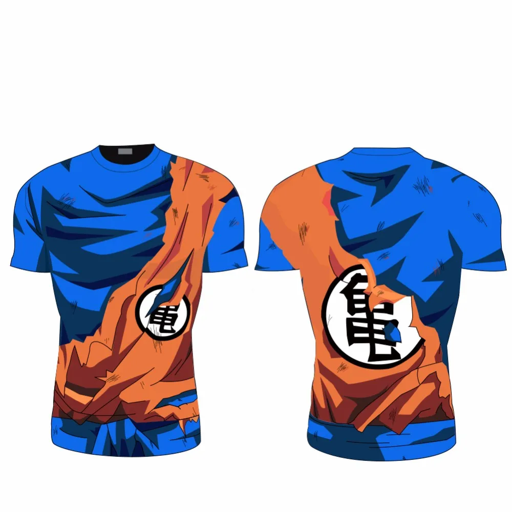 3D Anime Goku Printed T-Shirt Future Compression Tee Shirt Bachelorette Party Tops Trendy Casual Tshirt Engagement Gift