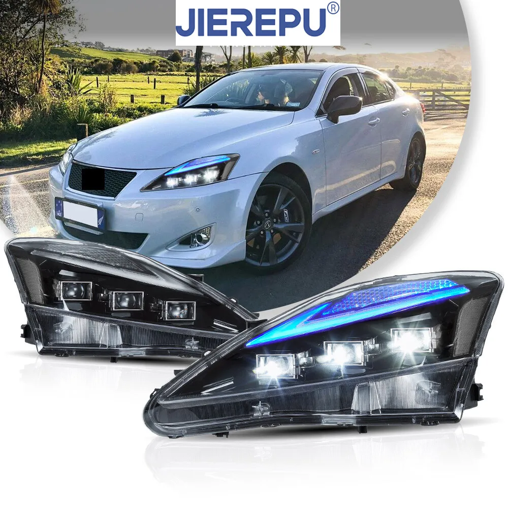 

1Pair Turn Signal Clear Headlights Projector LED For 06-13 Lexus IS250 IS350 ISF W/Startup