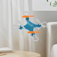 ABS Mini Remote Control Aircraft Rechargeable Flying Rotation Remote Control Drone with Light Four-axis